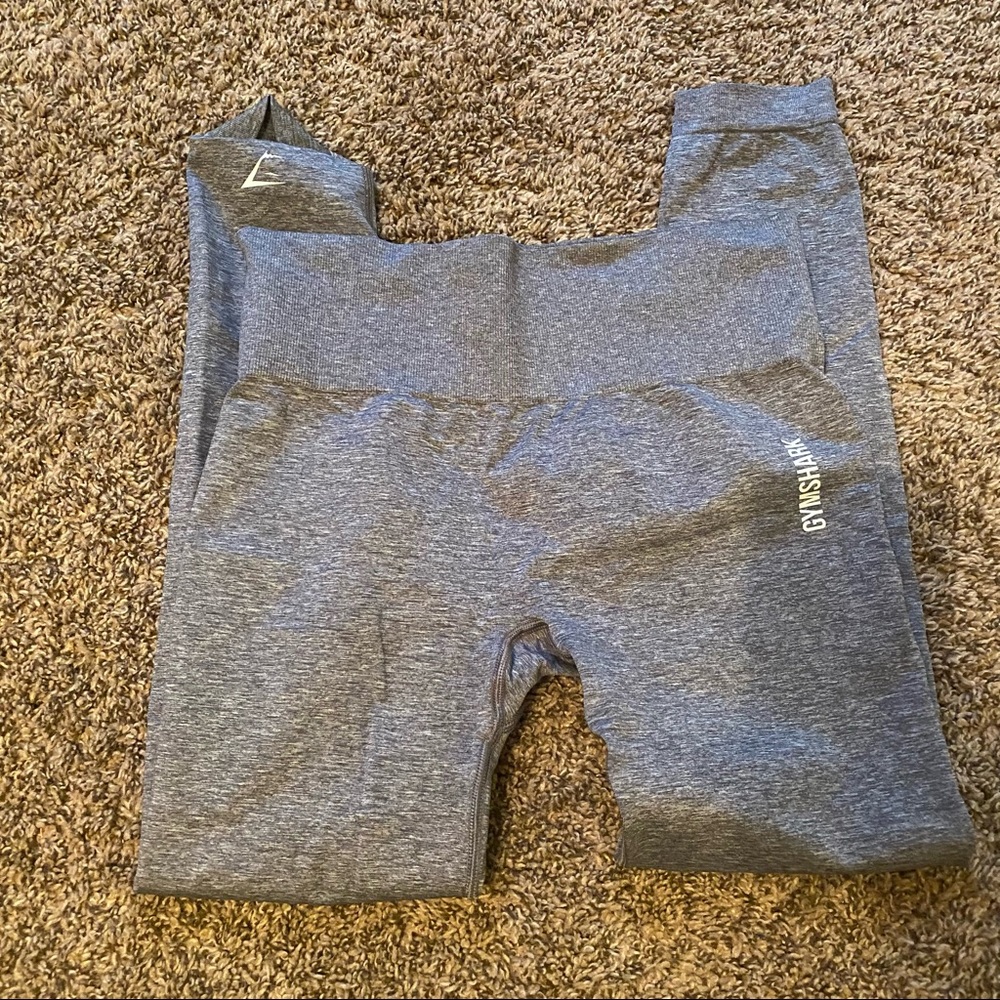 Gymshark womens grey seamless marl leggings
